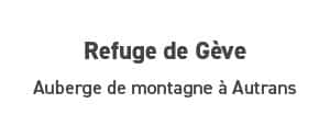 Logo refuge de Gève partenaire de la Foulée Blanche
