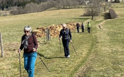 Le Sentier des Ours 2023 accueille les Nordic’ Walkers