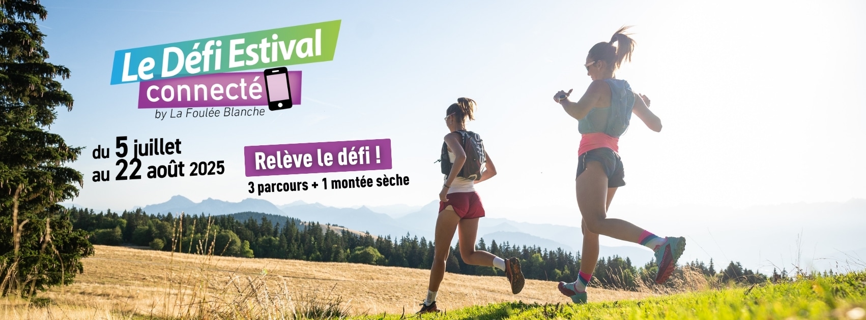 défi estival connecté de la Foulée Blanche 2025 : parcours trail permanents et chronométrés dans le Vercors