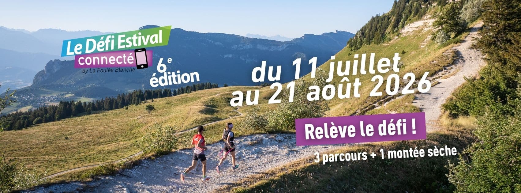défi estival connecté de la Foulée Blanche du 11 juillet au 21 août 2026